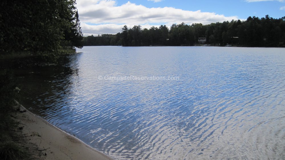 Beatrice Lake Campground at McCarthy Beach State Park, Minnesota